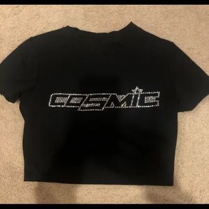 Cosmic Crop Graphic T shirt